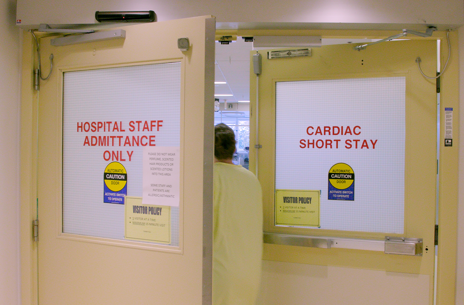 hospital-staff-door