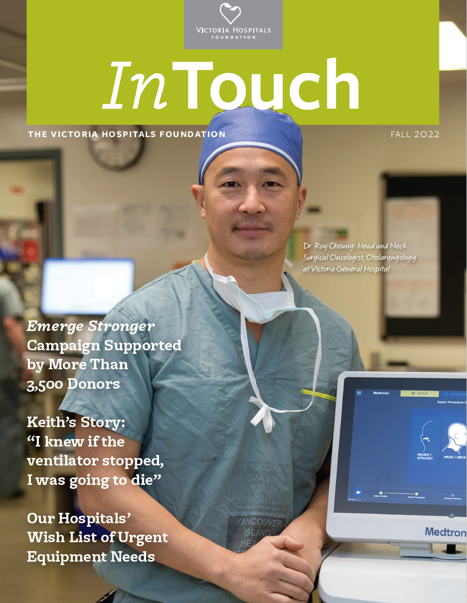 Fall 2022 Newsletter front cover featuring Dr. Cheung