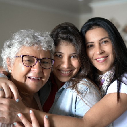 A Grandmother, Mother, & Daughter