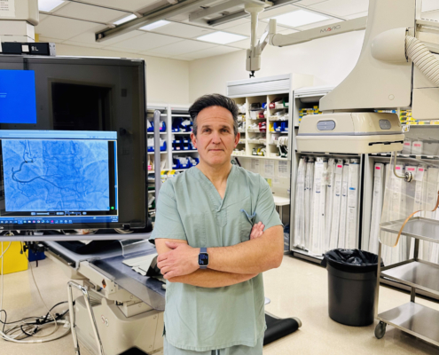 Dr. Anthony Della Siega, Cardioologist, at Royal Jubilee Hospital (RJH)