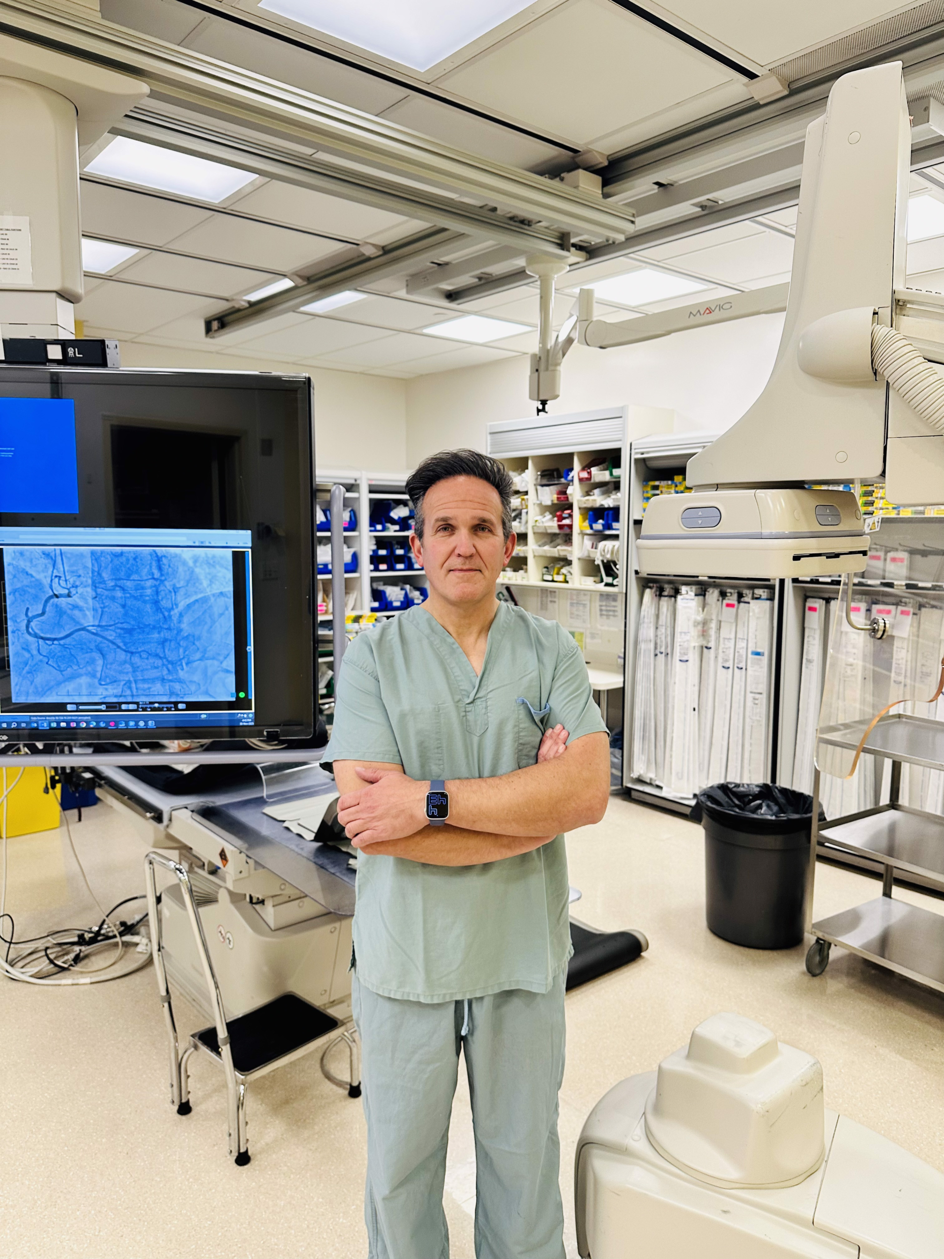 Dr. Anthony Della Siega, Cardioologist, at Royal Jubilee Hospital (RJH)