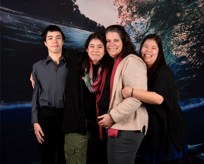 Dr. Hayley Bos with her children