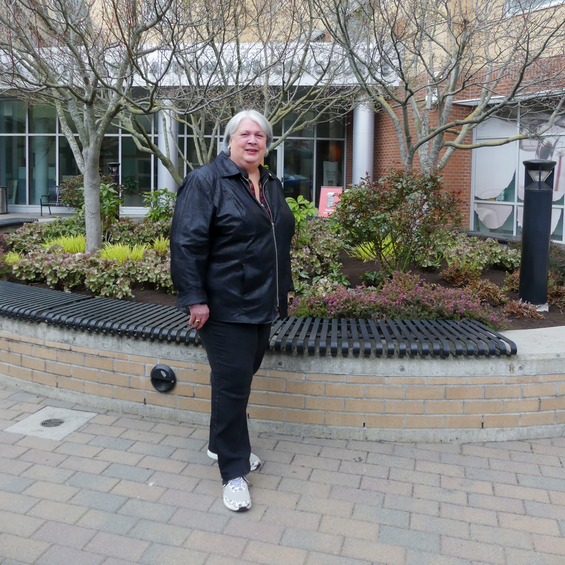 VHF Volunteer Bette at the Royal Jubilee Hospital in Victoria BC