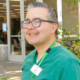 Matt Landers, Patient Porter, Standing outside of Victoria General Hospital (VGH)