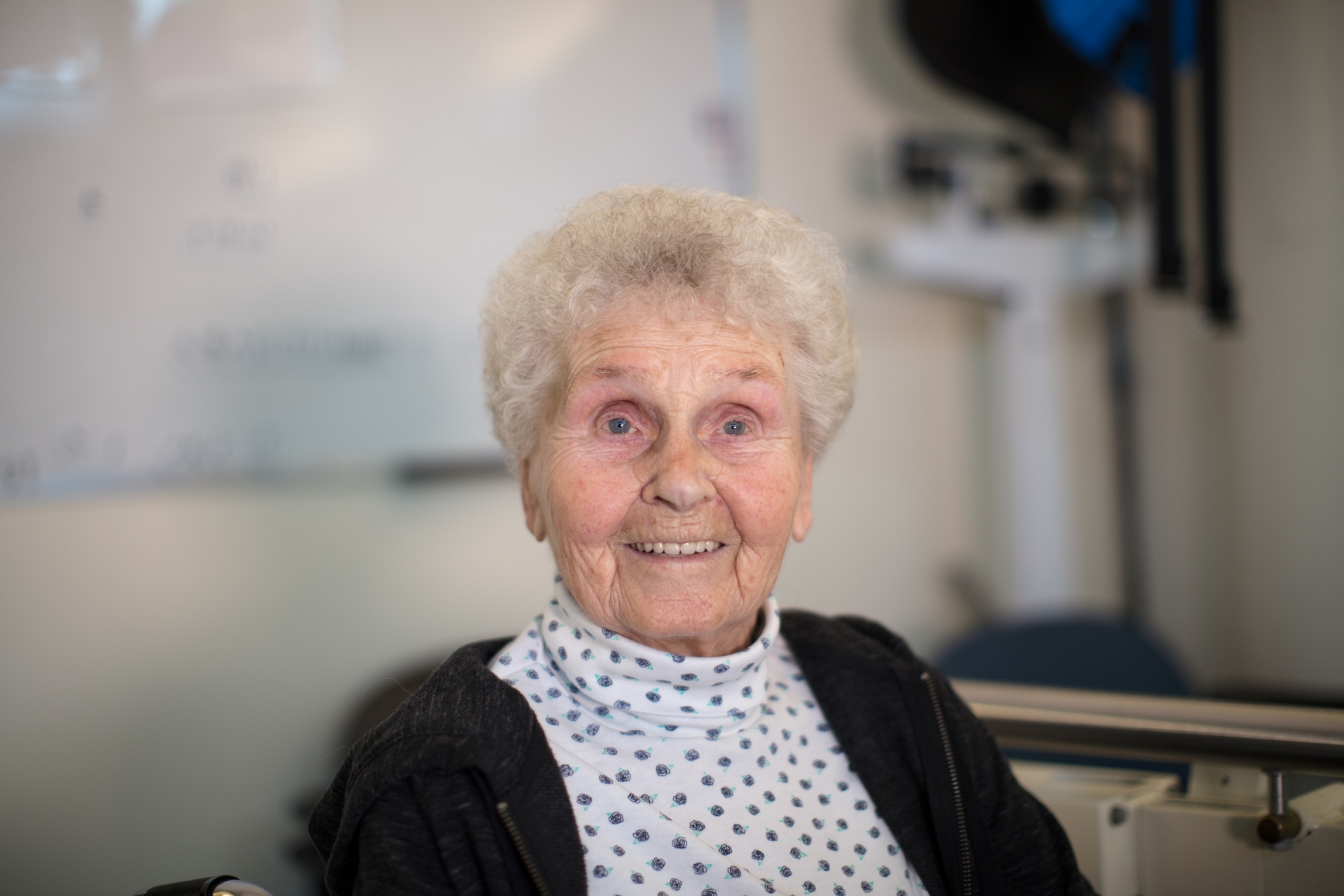 Senior Patient at Royal Jubilee Hospital