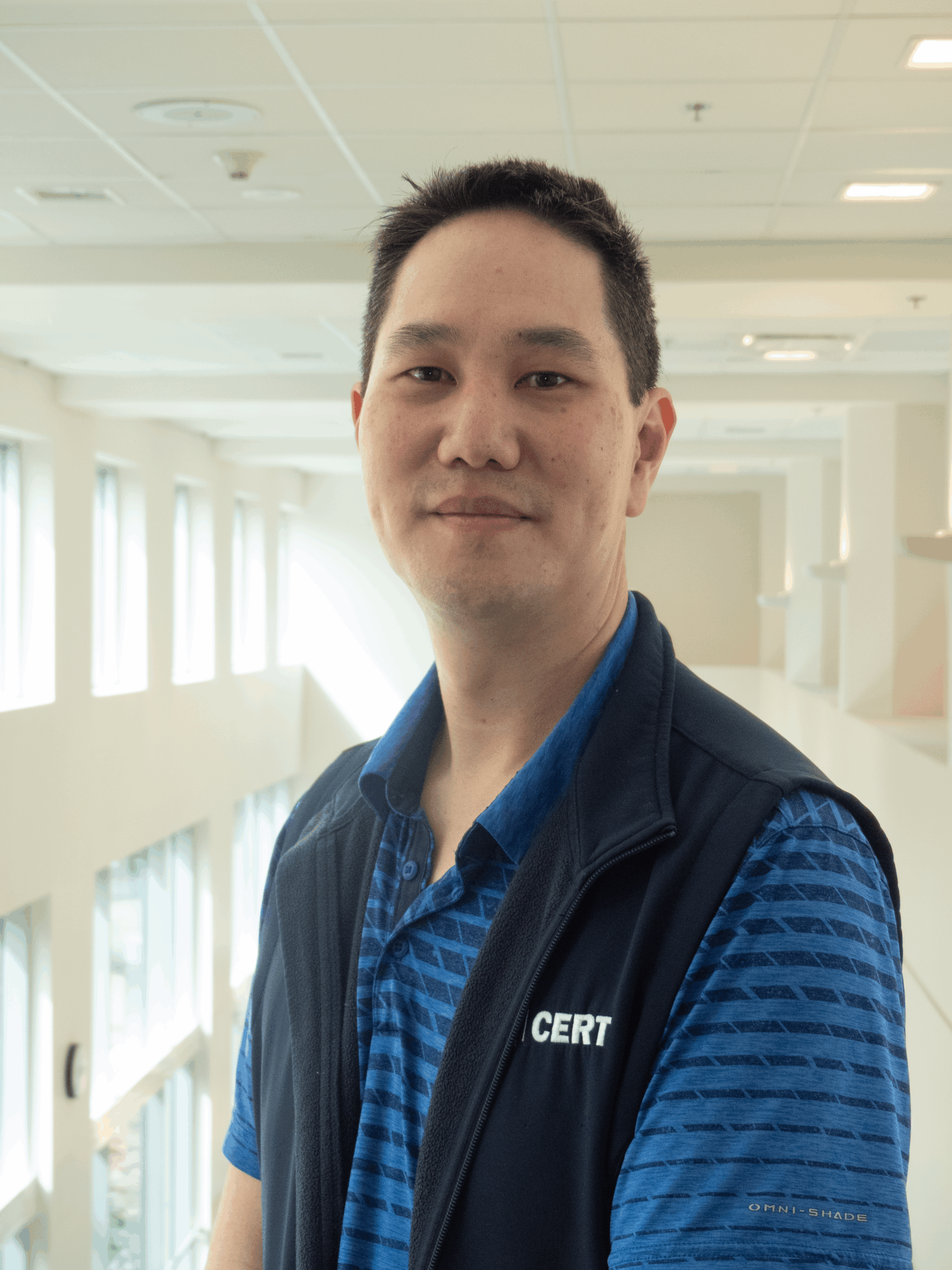 Nurse Brian Lee at Royal Jubilee Hospital