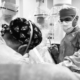 Khorasani Brothers operating on a patient at Royal Jubilee Hospital with the d Vinci Surgical Robot