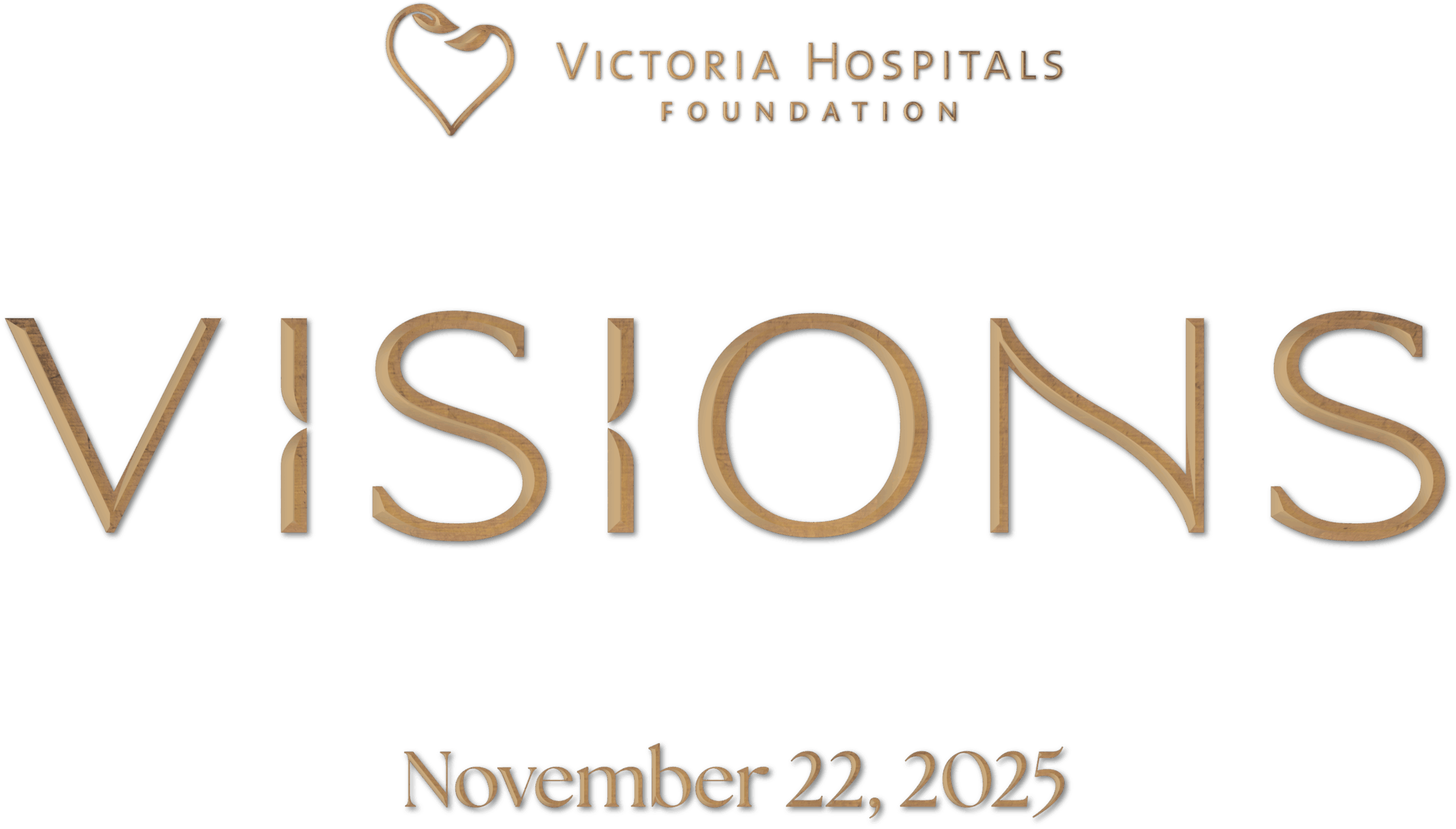 Victoria Hospitals Foundations: Visions Gala Logo - November 22, 2025