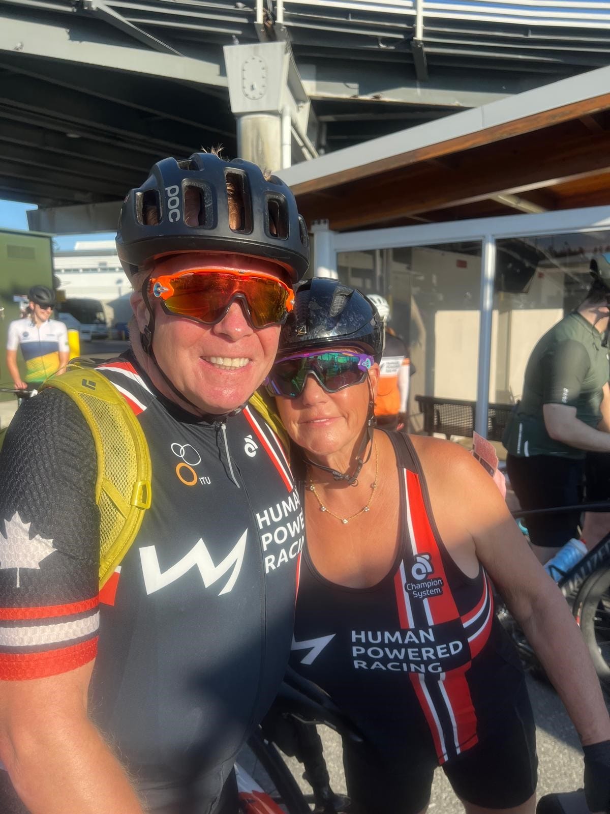 Gerald Kersten, Victoria BC-based orthodontist and grateful robotic-assisted prostate surgery patient on a bicycle trip in Italy with his wife Lisa