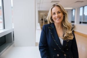 Avery Brohman, Victoria Hospitals Foundation CEO, in Royal Jubilee Hosital (RJH)