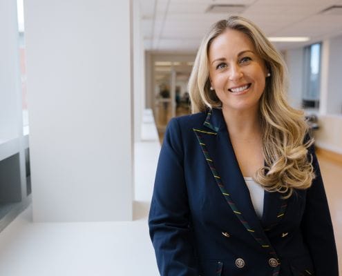 Avery Brohman, Victoria Hospitals Foundation CEO, in Royal Jubilee Hosital (RJH)