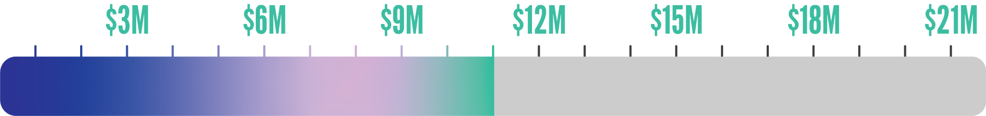 Surgical Evolution Campaign thermometer showing $11 million progress towards the $21M goal