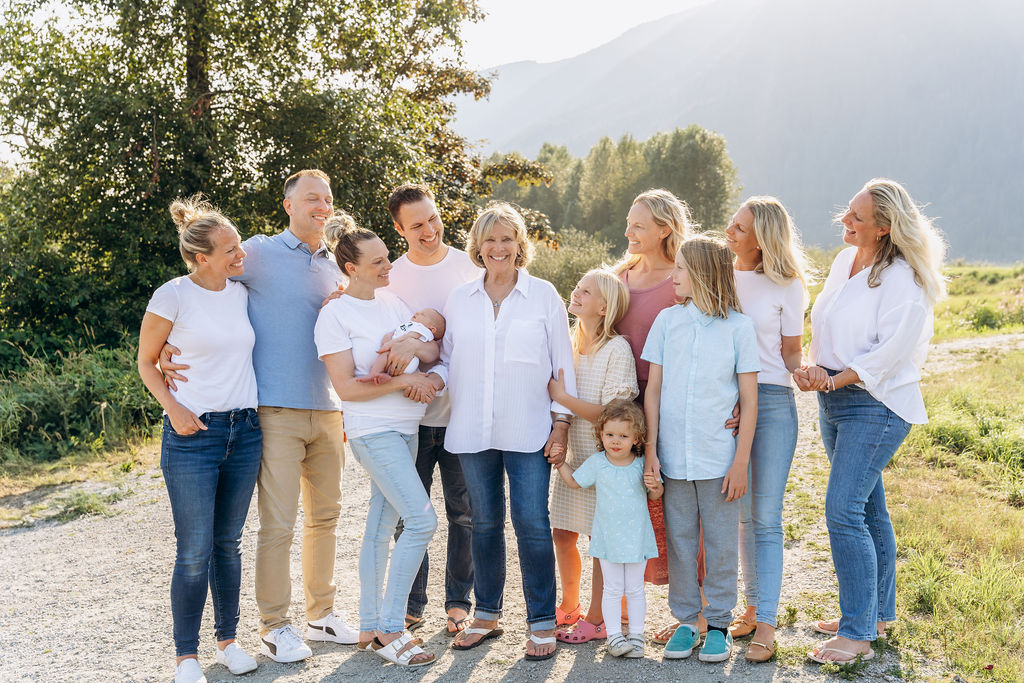 Jo Knight and her family