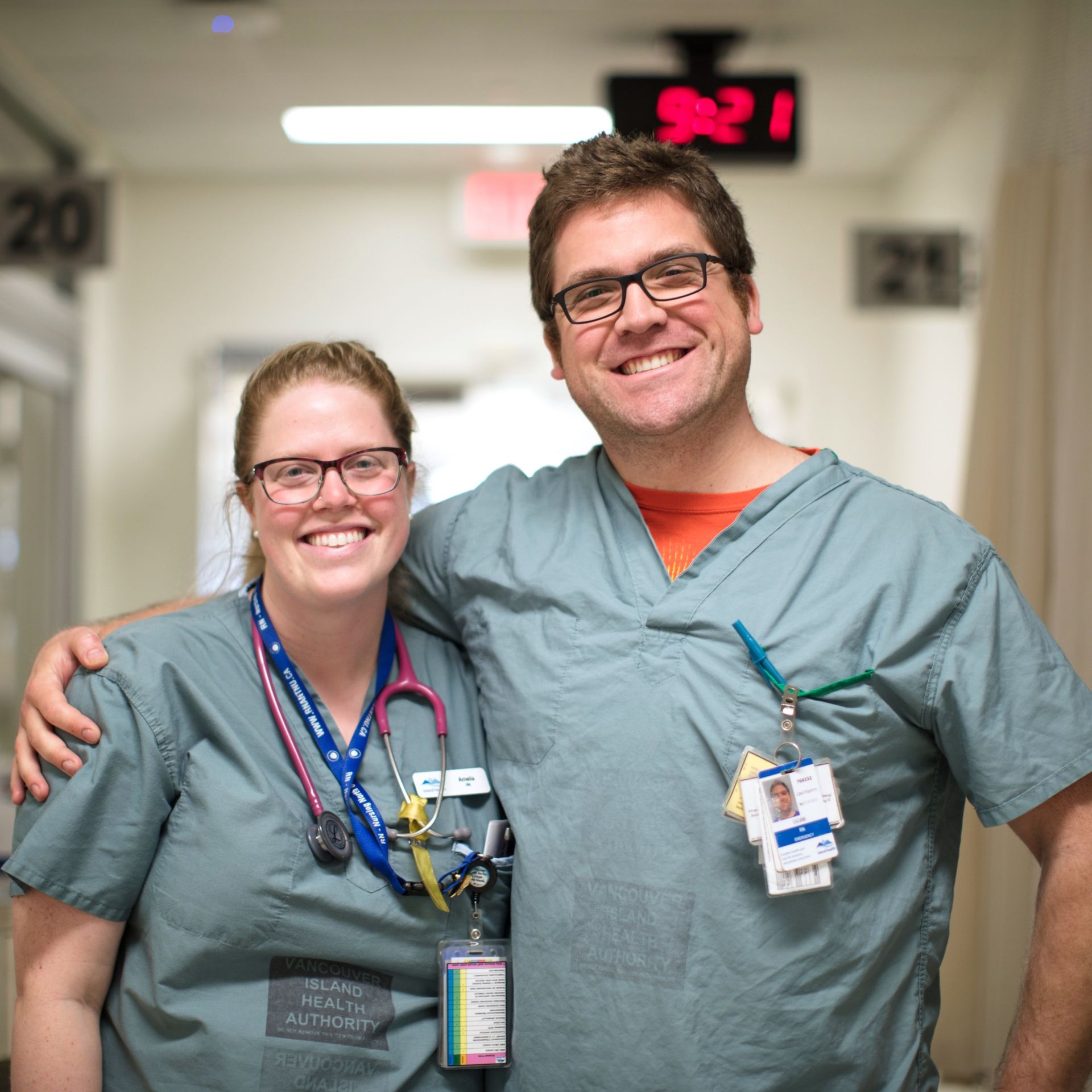Nurses at Victoria General Hospital (VGH)