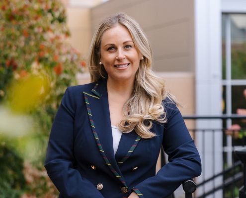 Avery Brohman, CEO of the Victoria Hospitals Foundation outside of Royal Jubilee Hospital