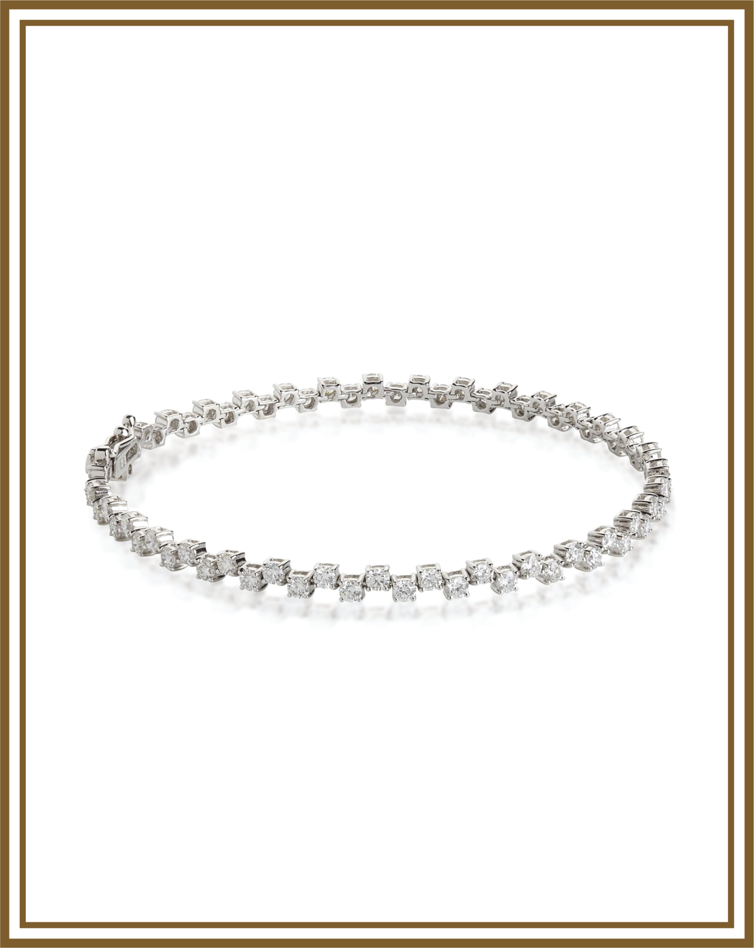 14k White Gold Tennis Bracelet, a raffle prize at the Miracle Gala