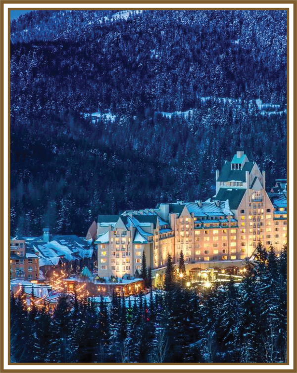 Fairmont Chateau Whistler, one of the draw prizes at the Miracle Gala