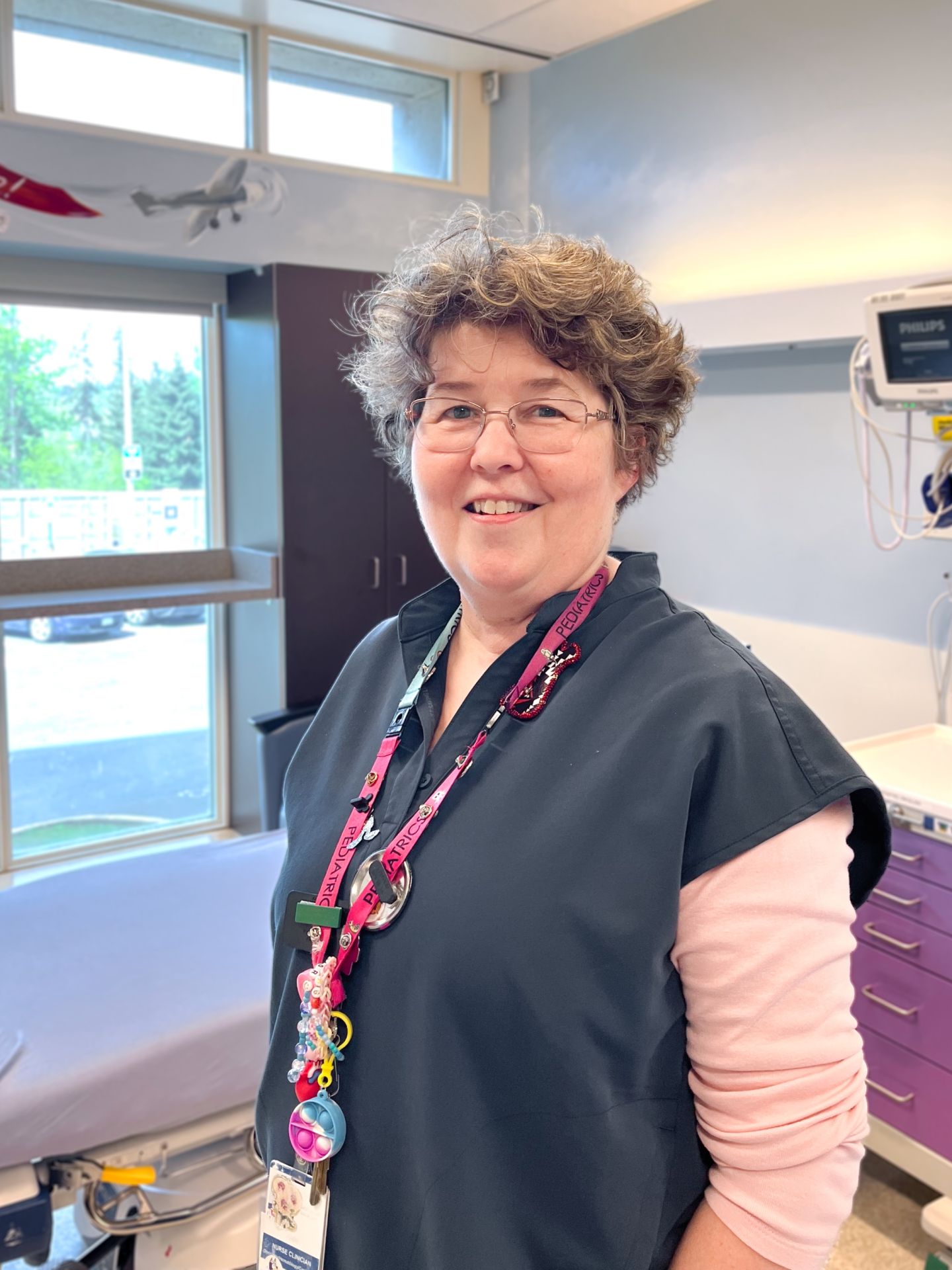 Anne Carrelli, Pediatric Nurse Clinician at Victoria General Hospital's Pediatric Department