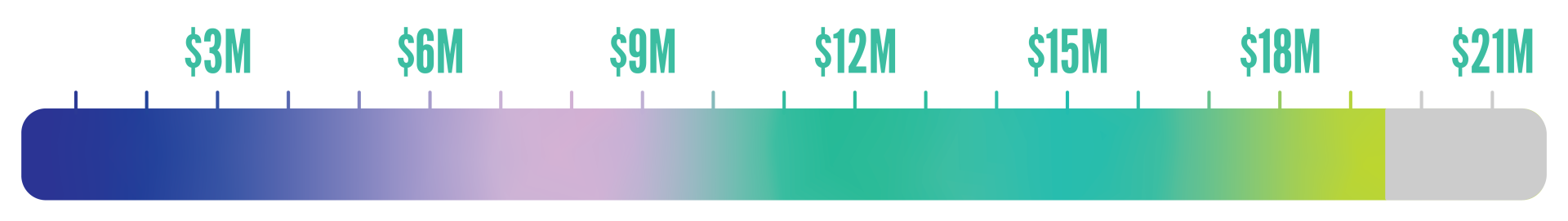 SurgicalThermometer19-5 It's Time For Surgical Evolution campaign thermometer showing $19.5M progress of $21M