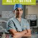 Cover of the spring 2026 VHF Newsletter featuring Colorectal Surgeon Dr. Sepehr Khorasani at Victoria General Hospital