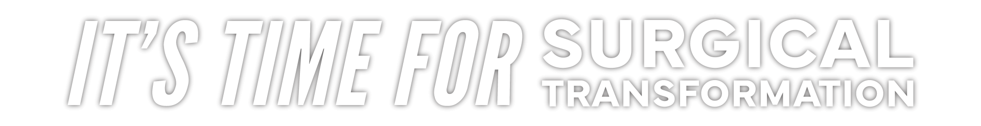 TransformationWide (1) It's Time For Surgical Transformation Campaign Logo